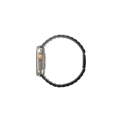 Uniq Apple Watch Ultra 49mm Strova Mag Çelik Kordon - Gümüş