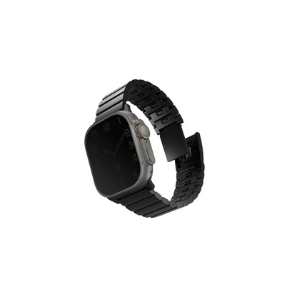 Uniq Apple Watch Ultra 49mm Strova Mag Çelik Kordon - Siyah