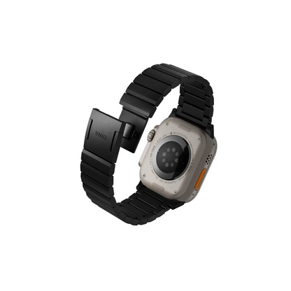 Uniq Apple Watch Ultra 49mm Strova Mag Çelik Kordon - Siyah