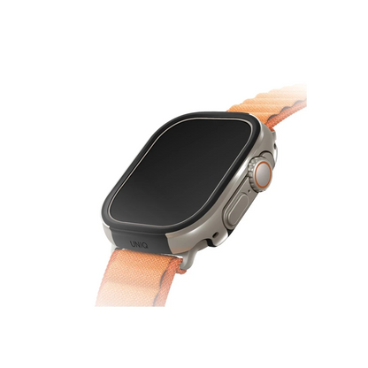 Uniq Apple Watch Ultra 49mm Valencia Saat Kasa Koruyucu - Gümüş