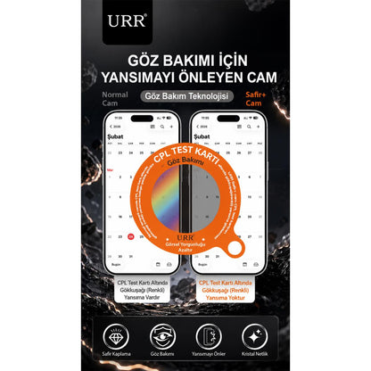 URR Apple iPhone 16 Pro Max Sapphire Plus Cam Ekran Koruyucu