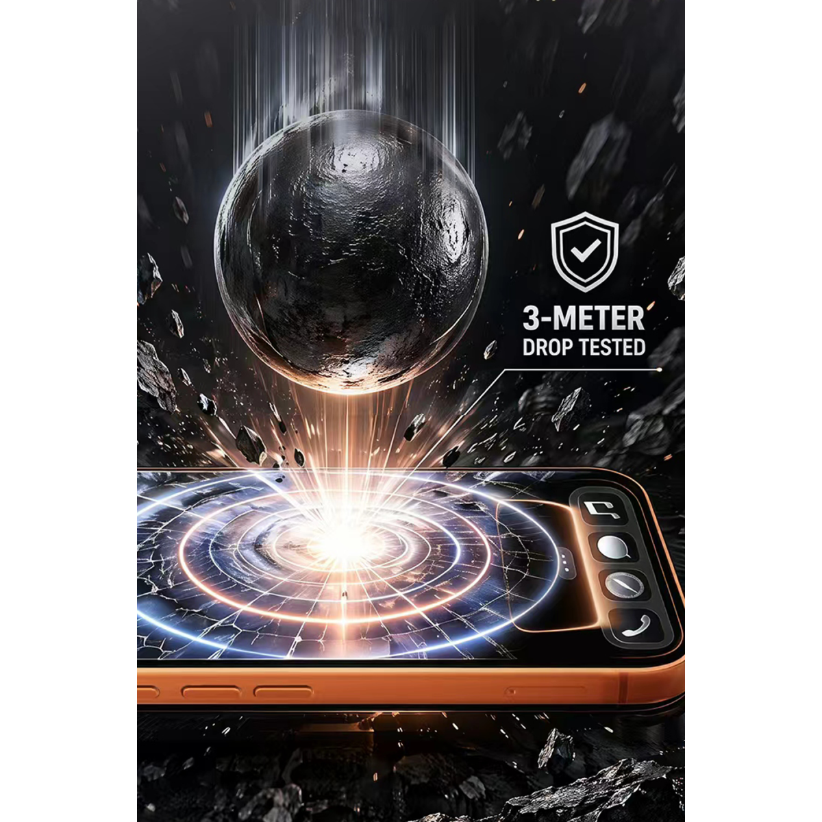URR Apple iPhone 16 Pro Max Sapphire Plus Cam Ekran Koruyucu
