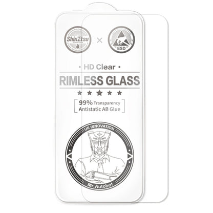 URR Apple iPhone 17 Air Rimless Entire Clear Cam Ekran Koruyucu