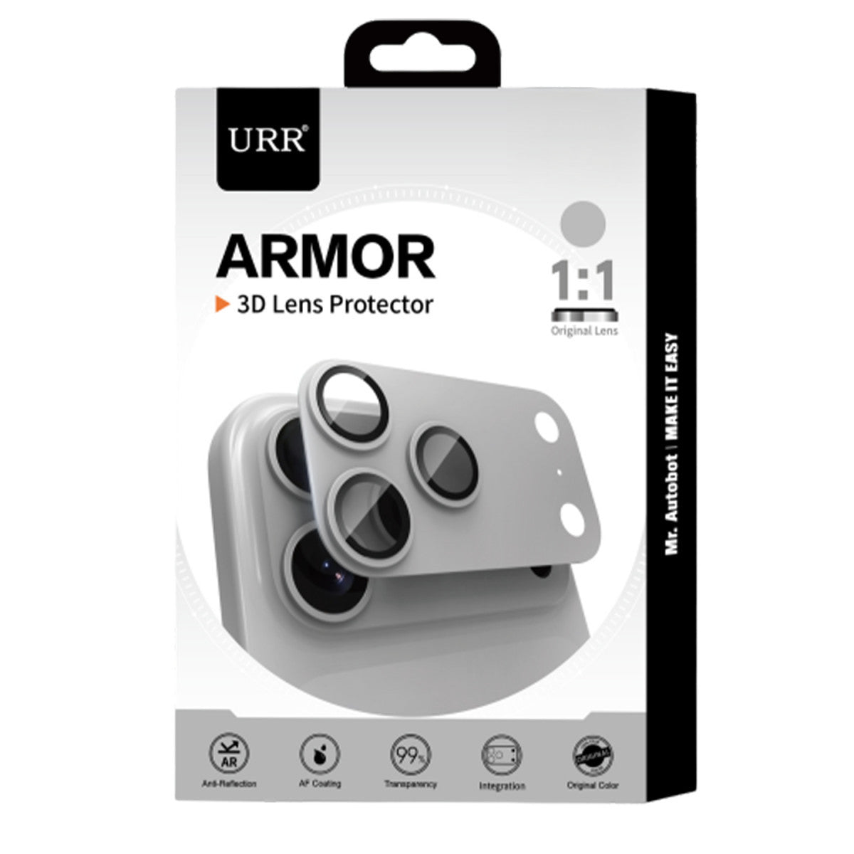 URR Apple iPhone 17 Pro Armor 3D Kamera Lens Koruyucu