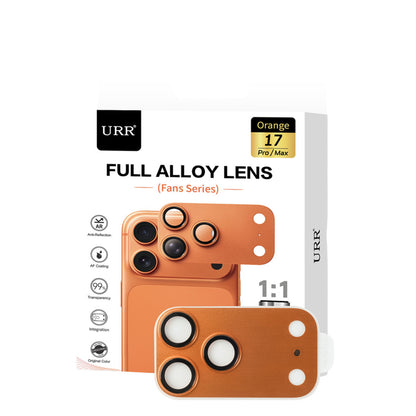 URR Apple iPhone 17 Pro Max Fans Series Full Alloy Kamera Lens Koruyucu