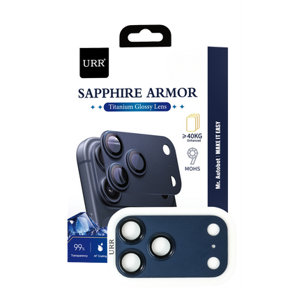 URR Apple iPhone 17 Pro Max Sapphire Armor Kamera Lens Koruyucu