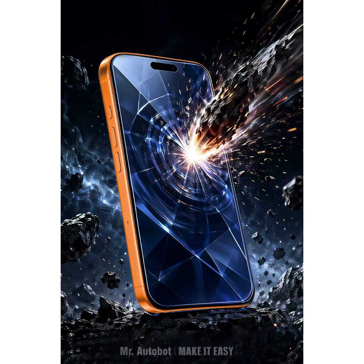 URR Apple iPhone 17 Sapphire Plus Cam Ekran Koruyucu