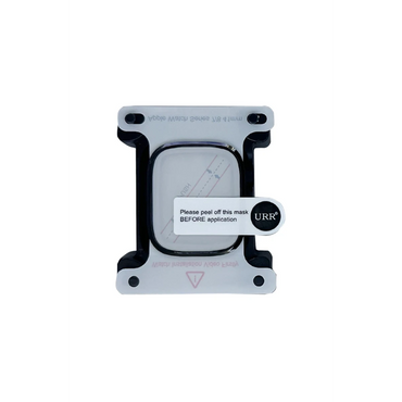 URR Apple Watch 45mm 2in1 PMMA Nano Ekran Koruyucu - Siyah