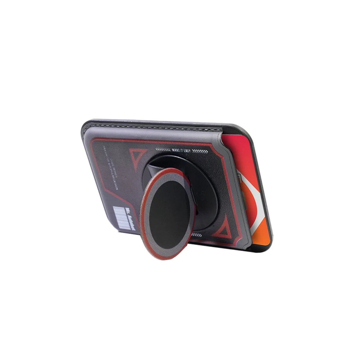 URR Cool Series Magsafe Deri Kartlık - Siyah