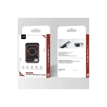 URR Cool Series Magsafe Deri Kartlık - Siyah