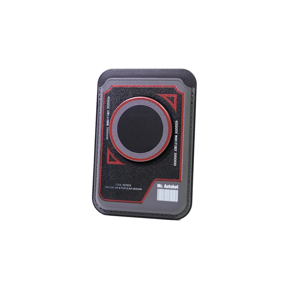 URR Cool Series Magsafe Deri Kartlık - Siyah