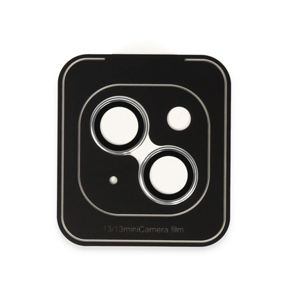 URR Apple iPhone 13 Titanium Alloy AR Kamera Lens Koruyucu - Gümüş