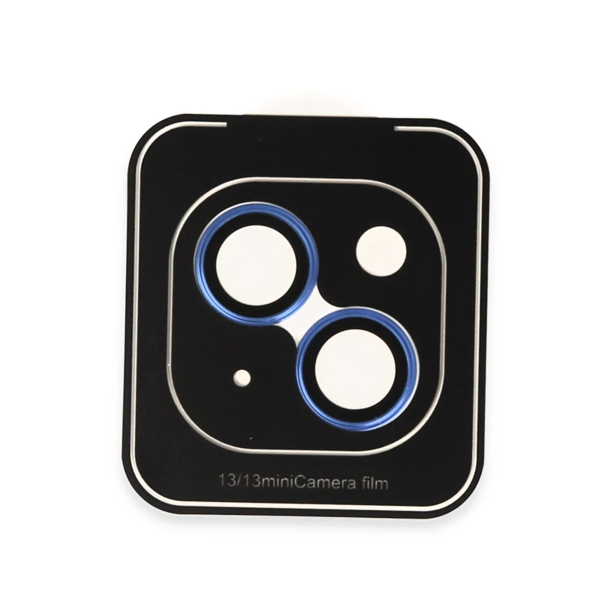URR Apple iPhone 13 Titanium Alloy AR Kamera Lens Koruyucu - Mavi