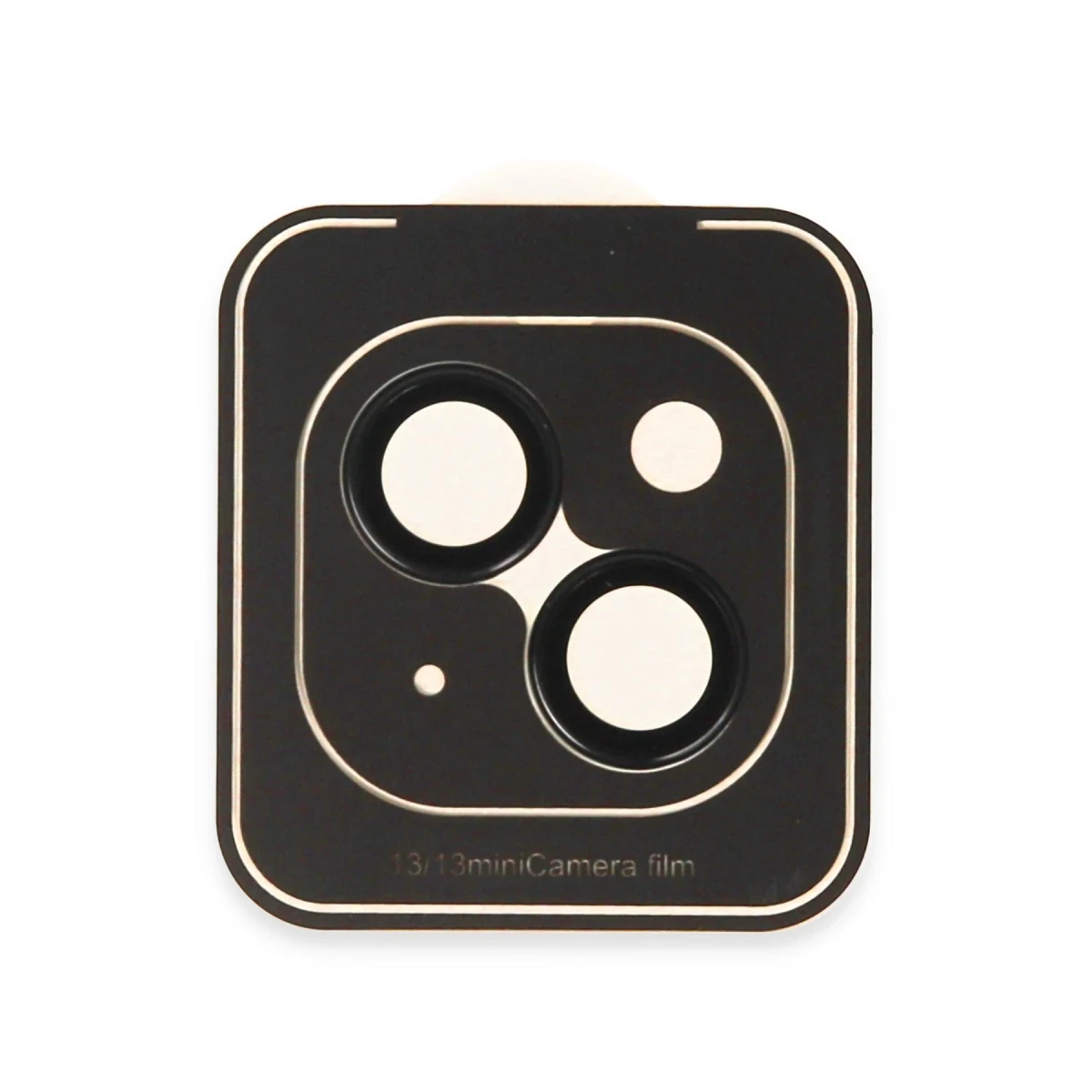 URR Apple iPhone 13 Titanium Alloy AR Kamera Lens Koruyucu - Siyah