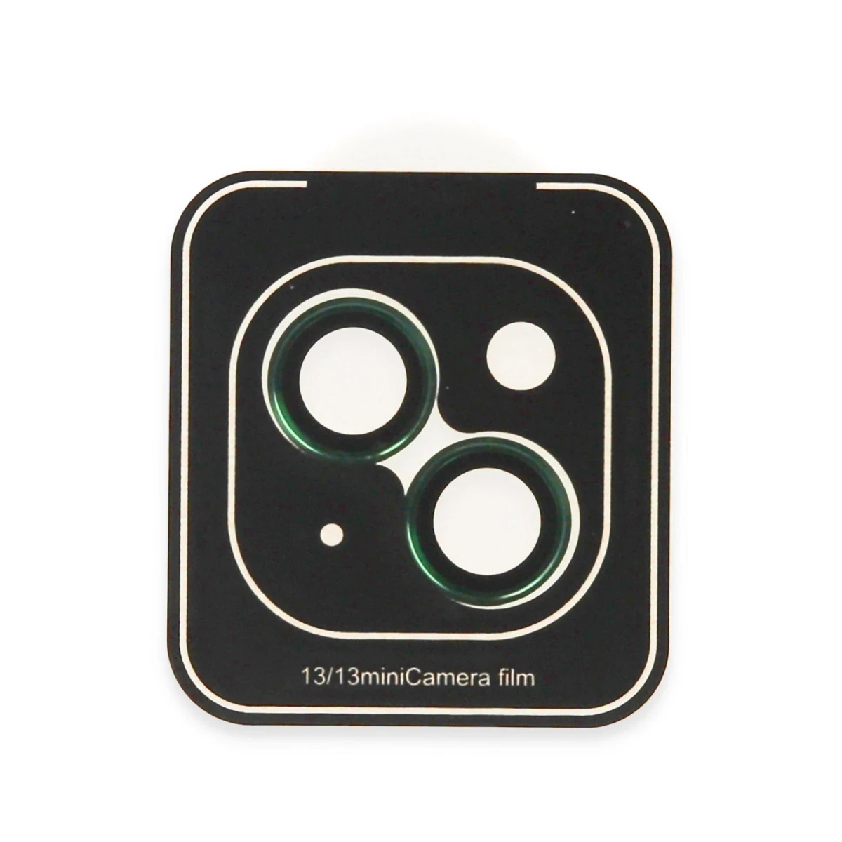 URR Apple iPhone 13 Titanium Alloy AR Kamera Lens Koruyucu - Yeşil