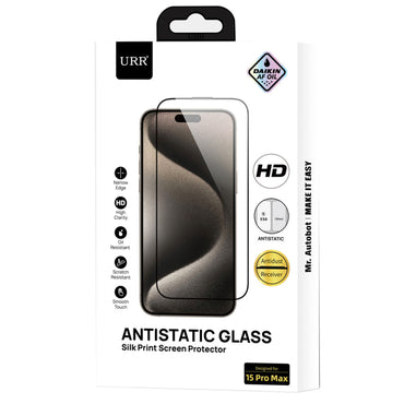 URR Apple iPhone 14 2.5D Antistatik Silkscreen Cam Ekran Koruyucu