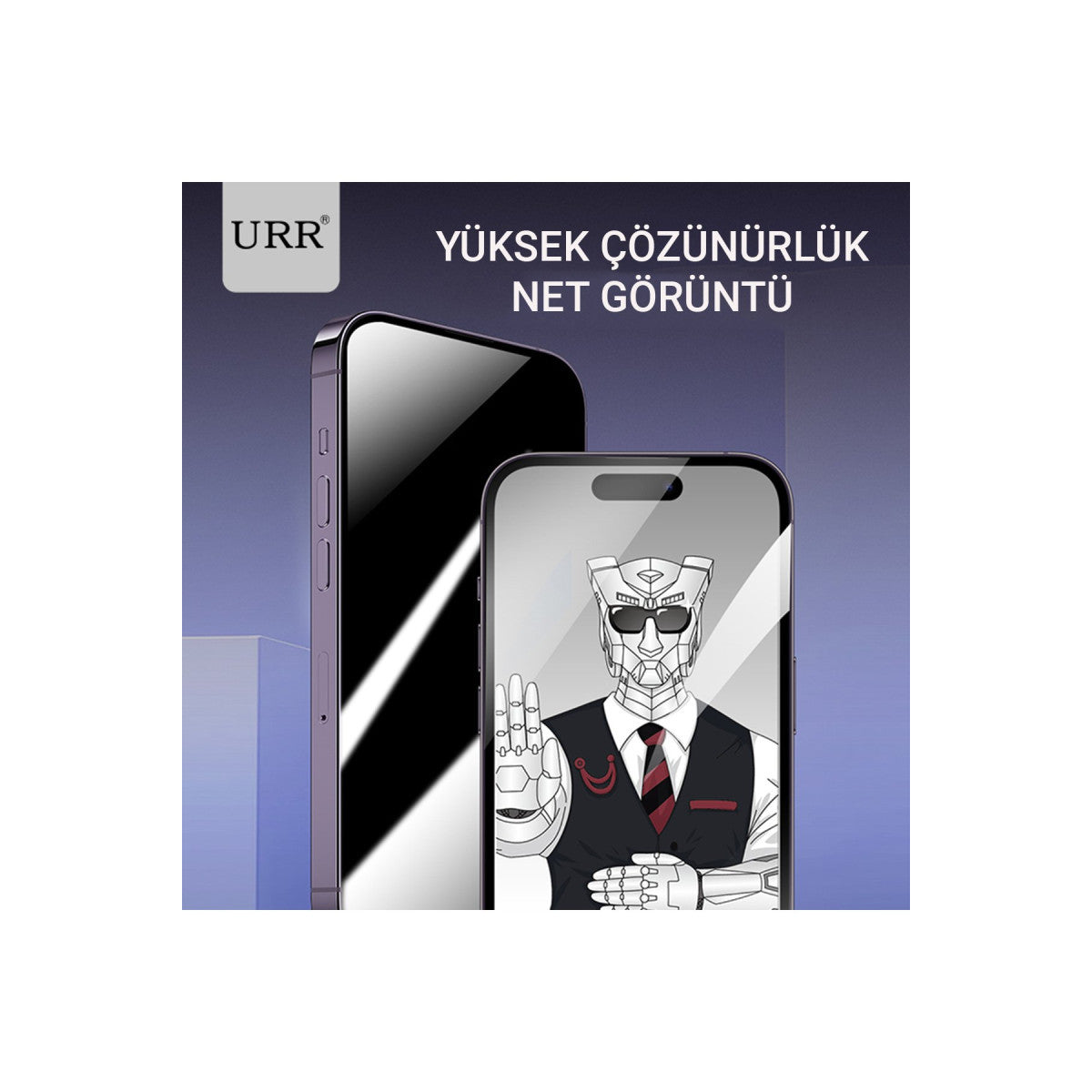 URR Apple iPhone 14 Pro HD Privacy Cam Ekran Koruyucu