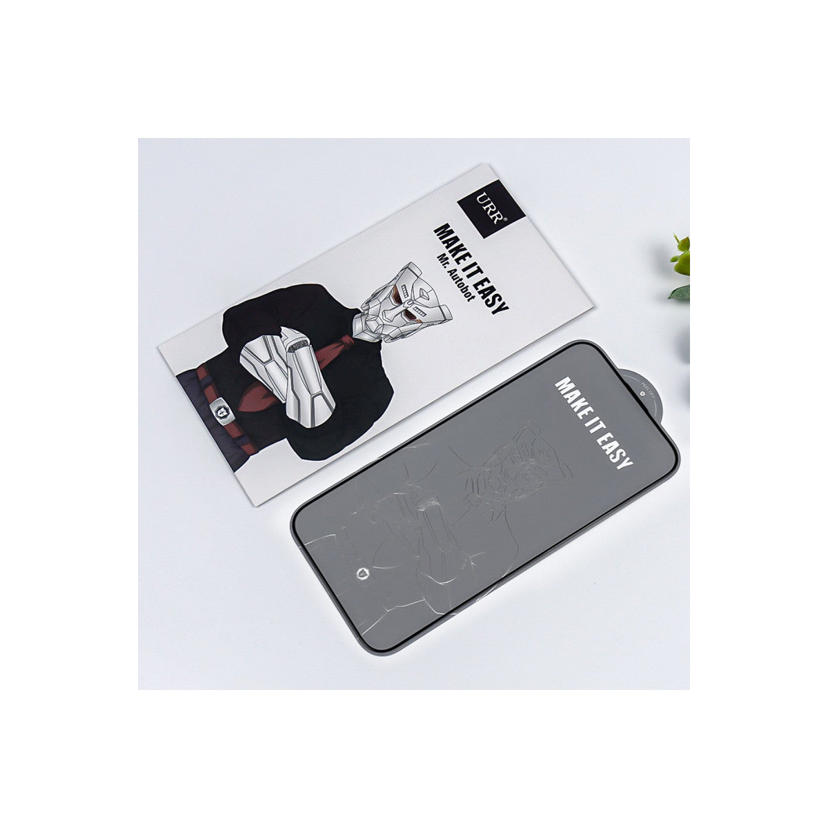 URR Apple iPhone 14 Pro Max 2.5D Antistatik Silkscreen Cam Ekran Koruyucu