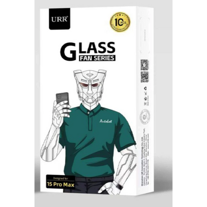 URR Apple iPhone 14 Pro Max Fan Series HD Privacy Antistatik Cam Ekran Koruyucu 10 Adet - Siyah