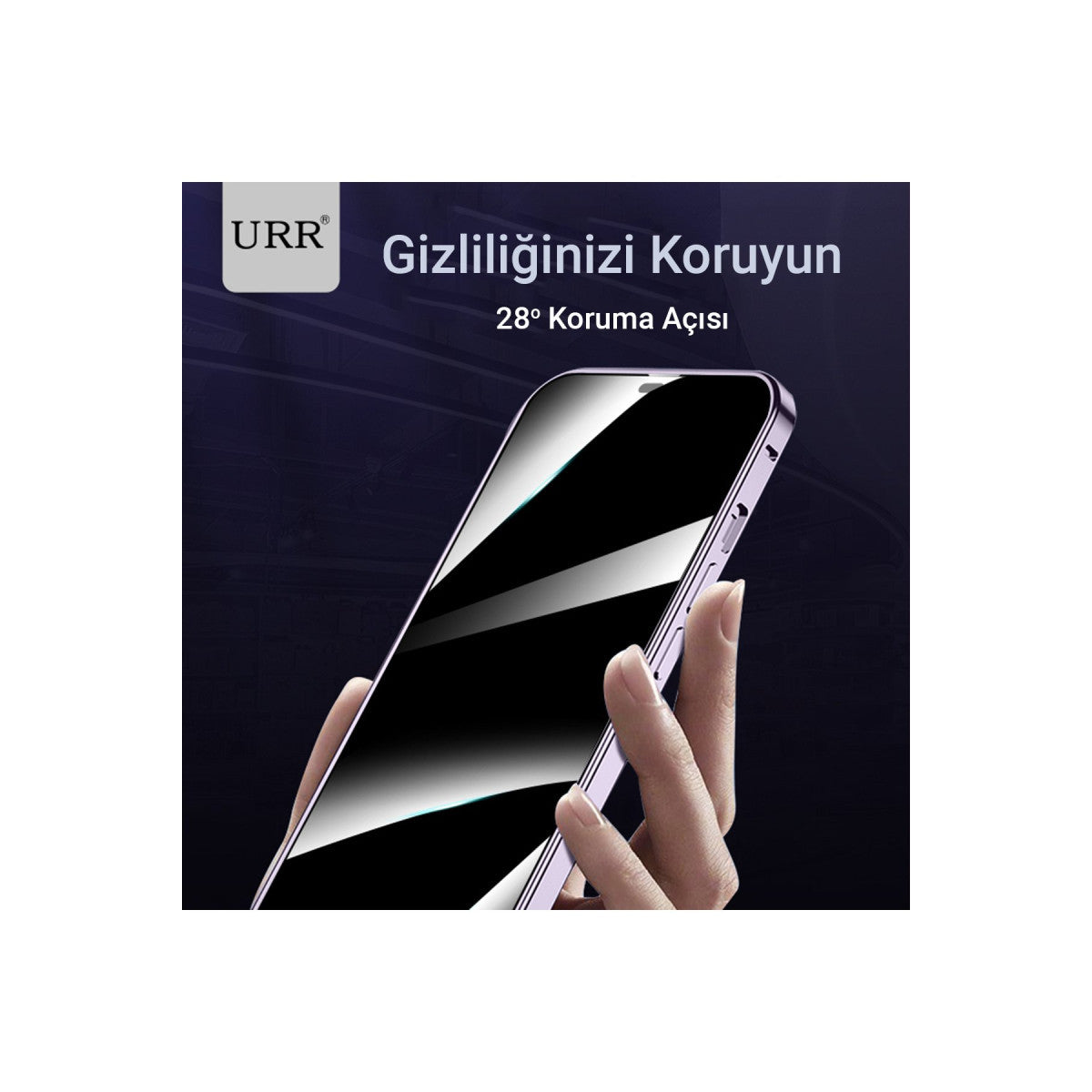 URR Apple iPhone 14 Pro Max HD Privacy Cam Ekran Koruyucu