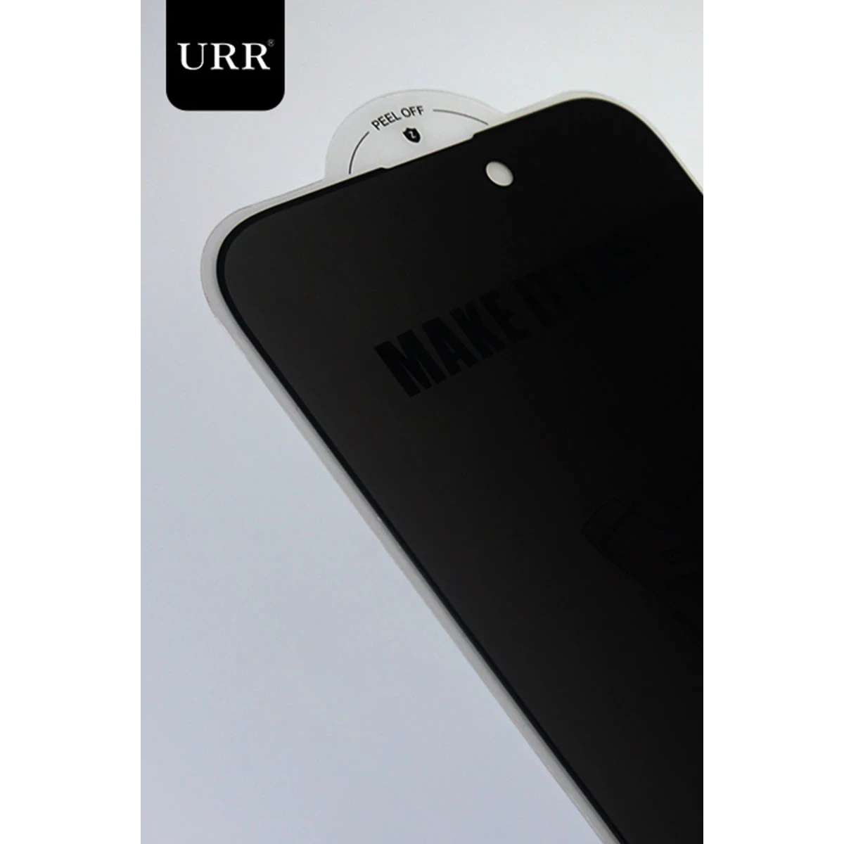 URR Apple iPhone 14 Pro Max Matte Privacy Cam Ekran Koruyucu - Siyah