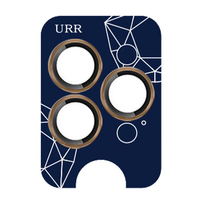 URR Apple iPhone 14 Pro Max Sapphire PVDSS Kamera Lens Koruyucu - Gold