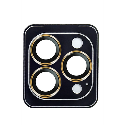 URR Apple iPhone 14 Pro Max Titanium Alloy AR Kamera Lens Koruyucu - Gold