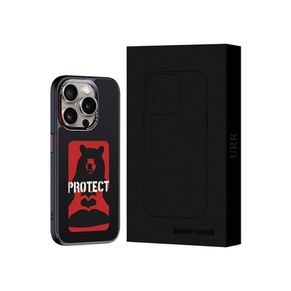 URR Apple iPhone 14 Pro NFC Smart Case Akıllı Kapak - Siyah