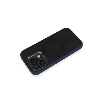 URR Apple iPhone 15 Metal Frame Matte Magsafe Kapak