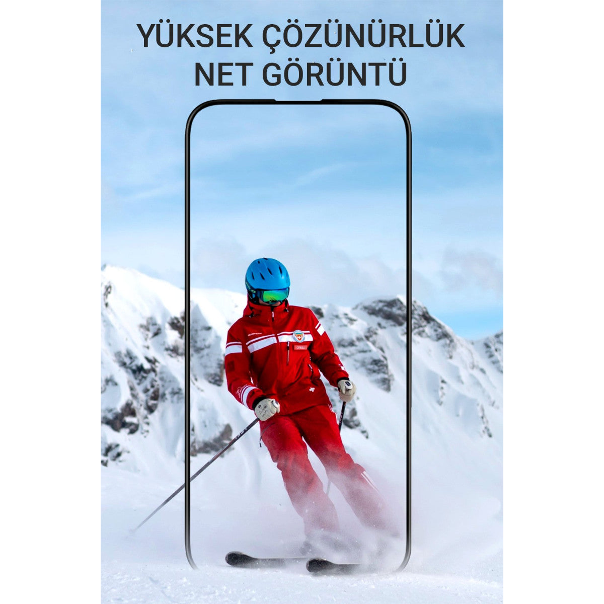 URR Apple iPhone 15 Pro 2.5D Antistatik Silkscreen Cam Ekran Koruyucu