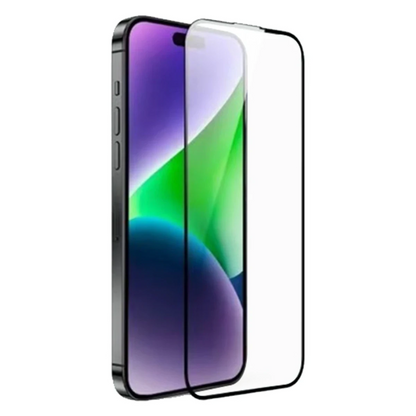 URR Apple iPhone 15 Pro 3D Curved Edge HD Cam Ekran Koruyucu - Siyah