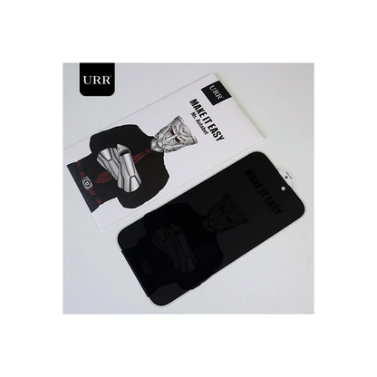 URR Apple iPhone 15 Pro 3D Privacy Resin Edge Cam Ekran Koruyucu - Siyah
