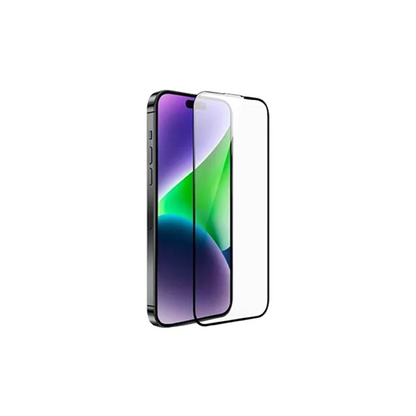 URR Apple iPhone 15 Pro 3D Resin Edge Cam Ekran Koruyucu - Siyah
