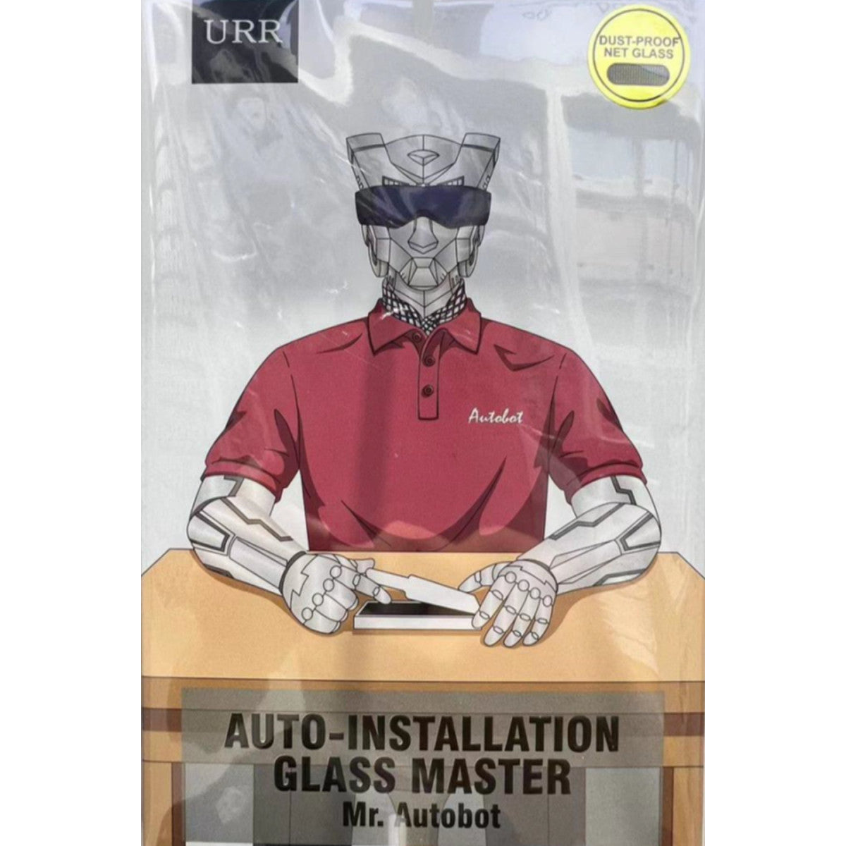 URR Apple iPhone 15 Pro AutoKit Antidust HD Cam Ekran Koruyucu