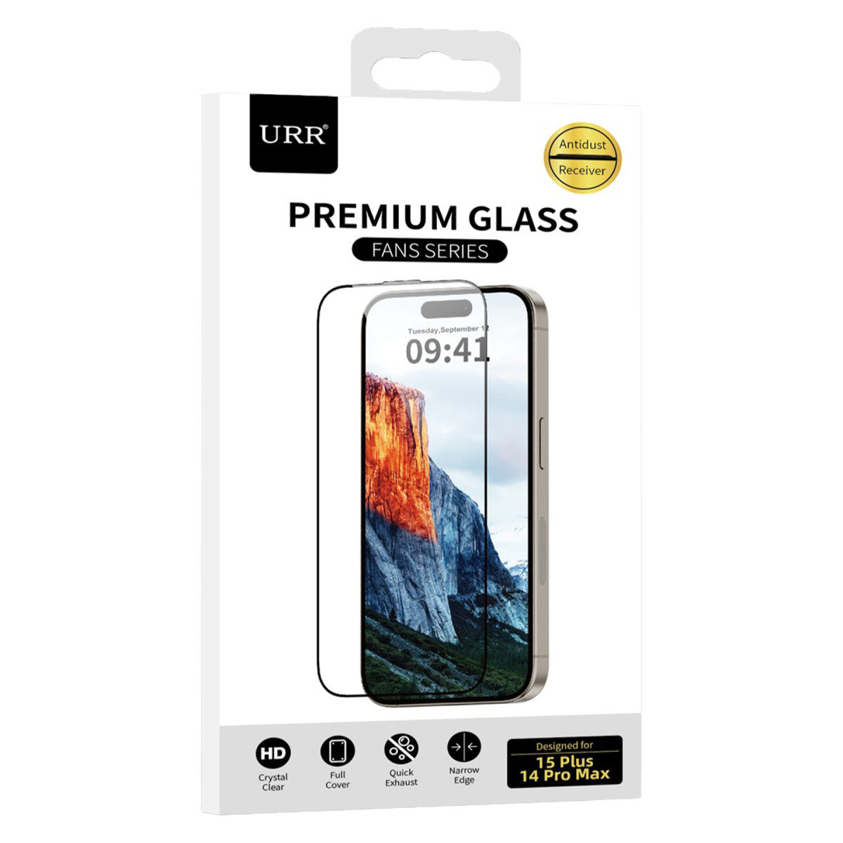 URR Apple iPhone 15 Pro Fans Series Premium HD Cam Ekran Koruyucu
