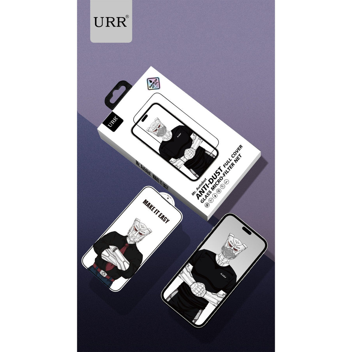 URR Apple iPhone 15 Pro Lazer Antidust Cam Ekran Koruyucu