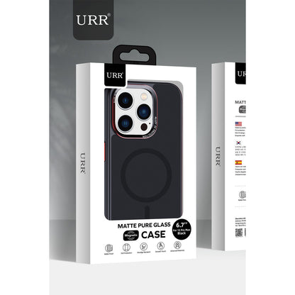 URR Apple iPhone 15 Pro Matte Pure Glass Magsafe Kapak