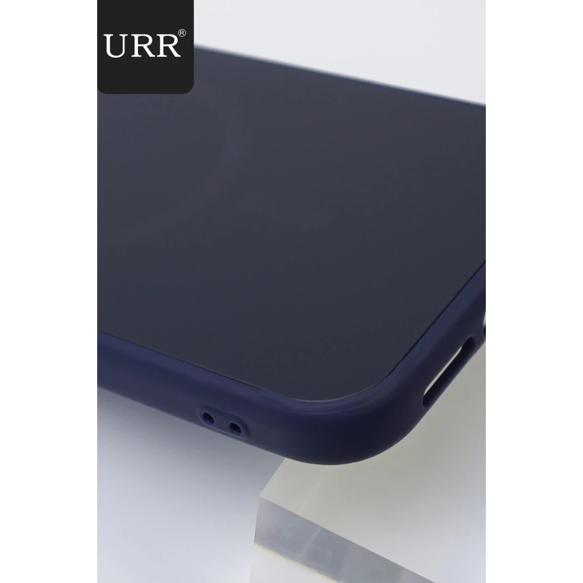 URR Apple iPhone 15 Pro Matte Pure Glass Magsafe Kapak - Siyah