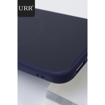 URR Apple iPhone 15 Pro Matte Pure Glass Magsafe Kapak - Siyah