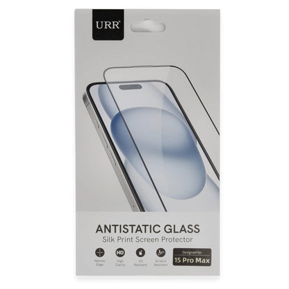 URR Apple iPhone 15 Pro Max 2.5D Antidust HD Cam Ekran Koruyucu