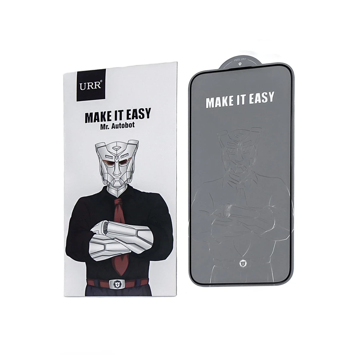 URR Apple iPhone 15 Pro Max 3D Anti Reflection AR Ultra HD Cam Ekran Koruyucu - Siyah