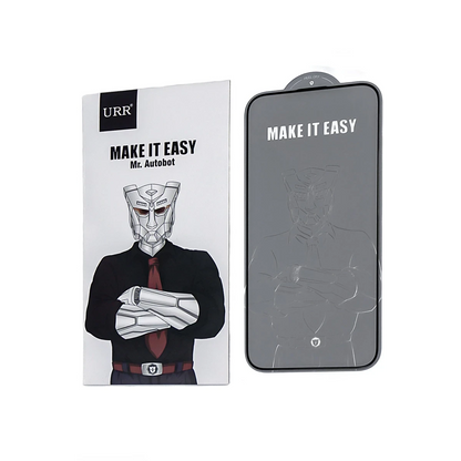 URR Apple iPhone 15 Pro Max 3D Anti Reflection AR Ultra HD Cam Ekran Koruyucu - Siyah