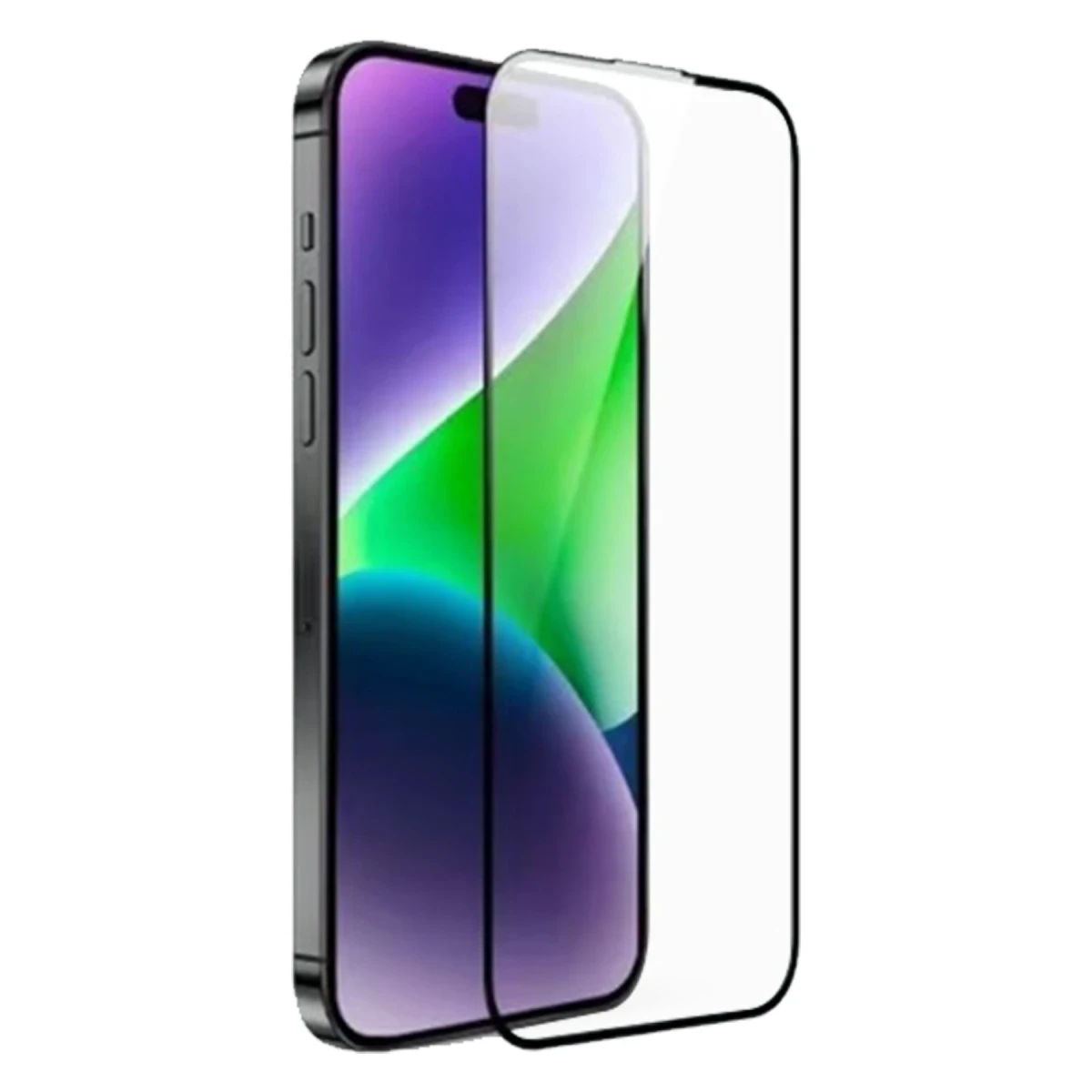 URR Apple iPhone 15 Pro Max 3D Curved Edge HD Cam Ekran Koruyucu - Siyah
