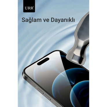 URR Apple iPhone 15 Pro Max 3D Curved Edge HD Cam Ekran Koruyucu