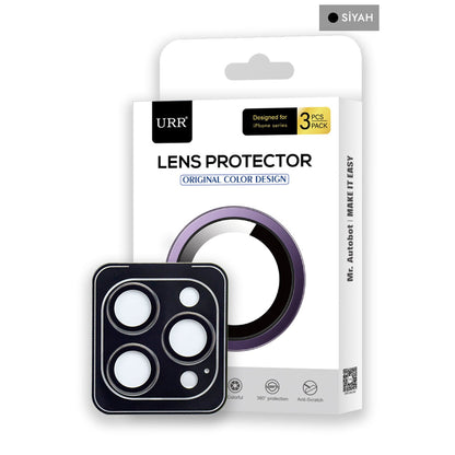 URR Apple iPhone 15 Pro Max 3D PVD Dioxide Kamera Lens Koruyucu