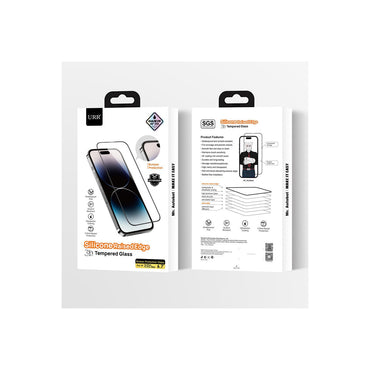 URR Apple iPhone 15 Pro Max 3D Silikon Edge HD Cam Ekran Koruyucu