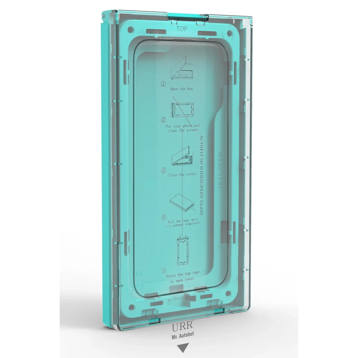 URR Apple iPhone 15 Pro Max AutoFit 3D WideScreen Cam Ekran Koruyucu - Siyah