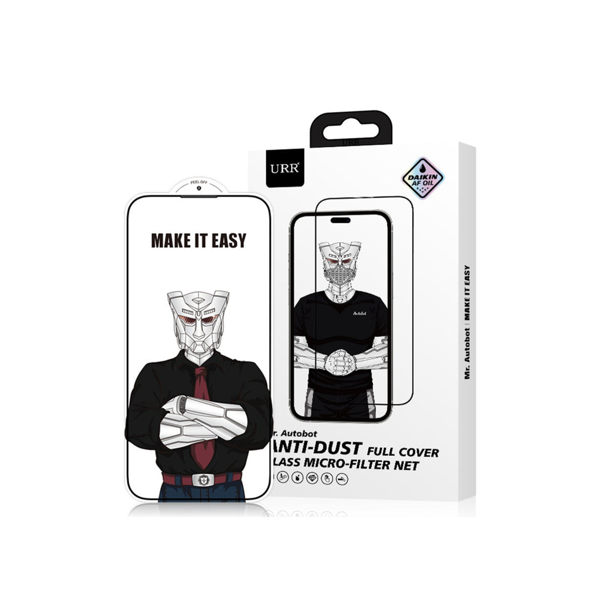 URR Apple iPhone 15 Pro Max Lazer Antidust Cam Ekran Koruyucu