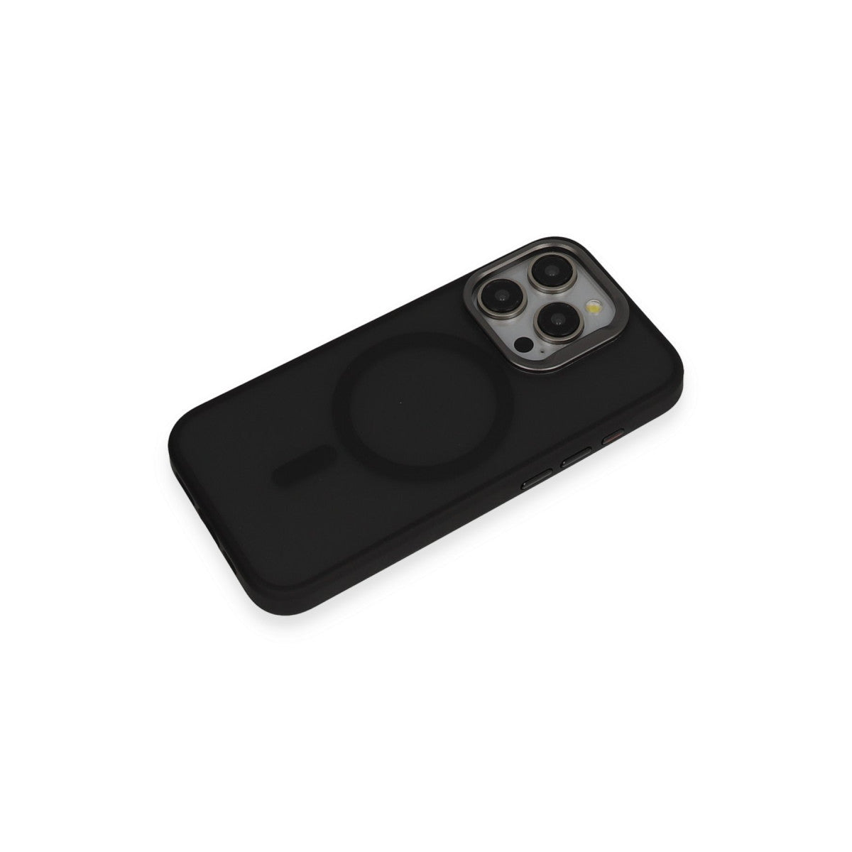 URR Apple iPhone 15 Pro Max Metal Frame Matte Magsafe Kapak