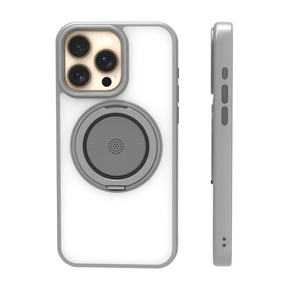 URR Apple iPhone 15 Pro Max Perfume Magsafe Standlı Kapak - Titan Gri